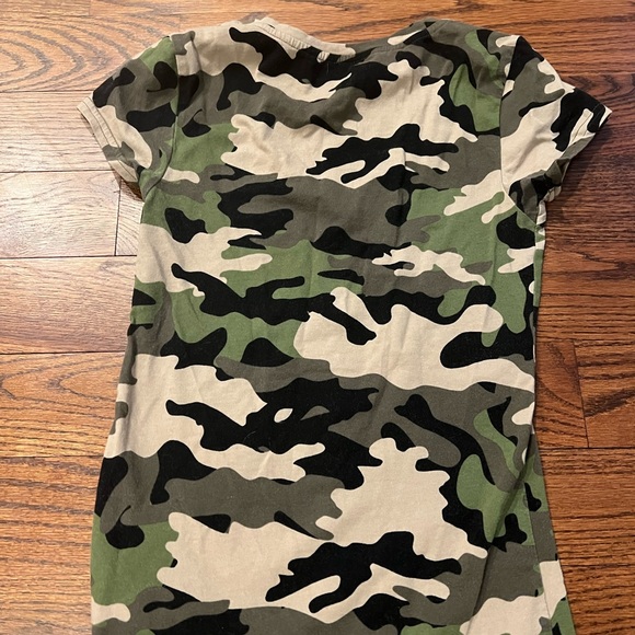 Camo printed t shirt - Picture 3 of 3